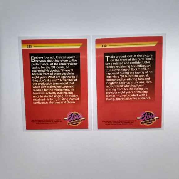 Elvis Presley Vintage Trading Cards 1992 (10) - Picture 4 of 10